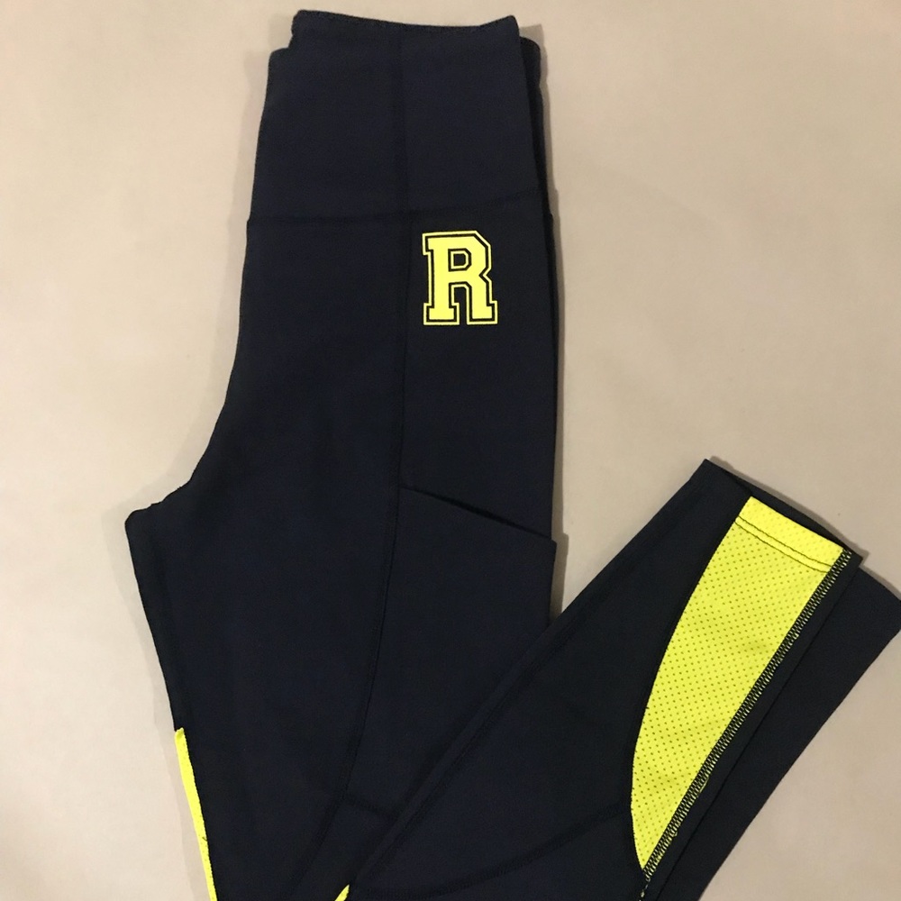 Young & Reckless Autumn Leggings Black and Yellow
